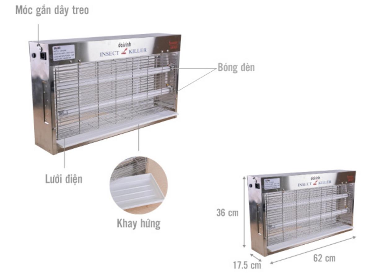 Vỏ Inox 304 chống rỉ, phù hợp môi trường ẩm.