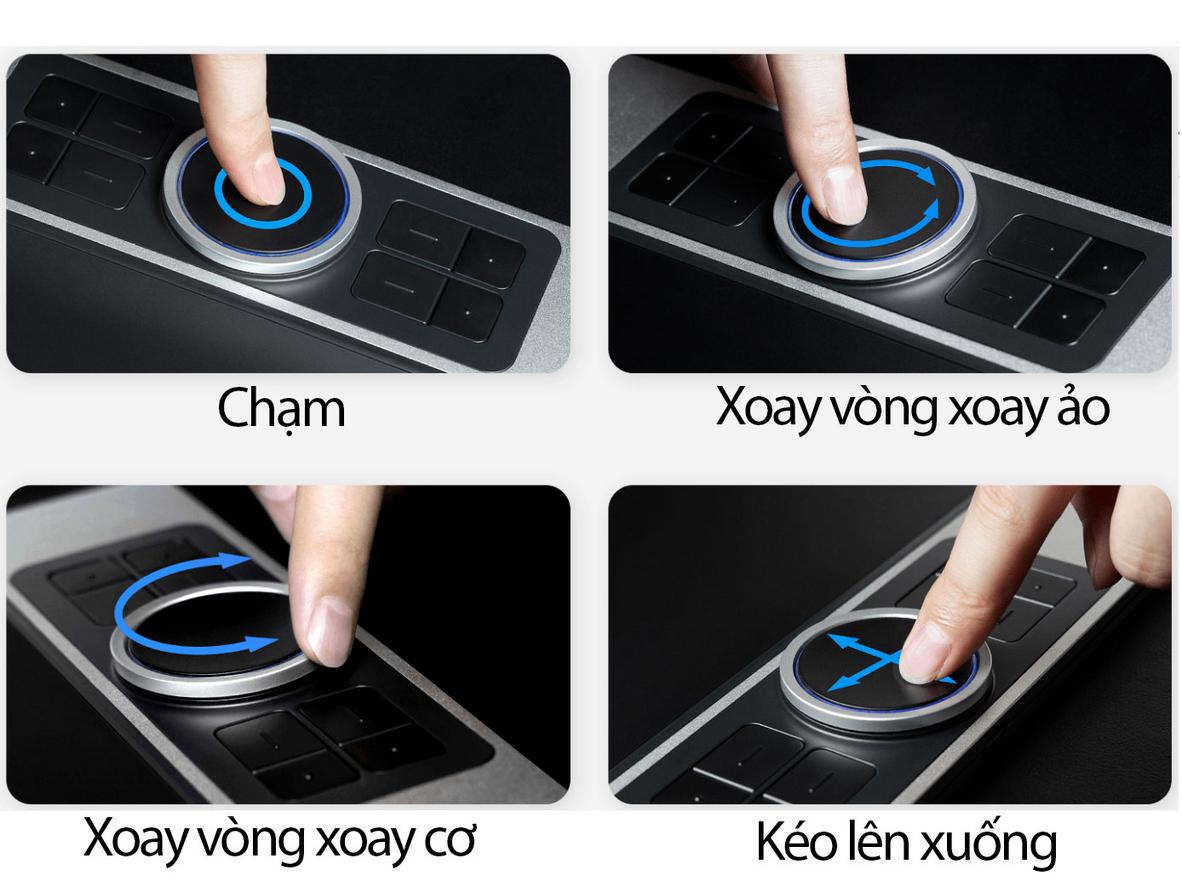 Vùng vẽ rộng rãi và độ phân giải cao cho chi tiết sắc nét
