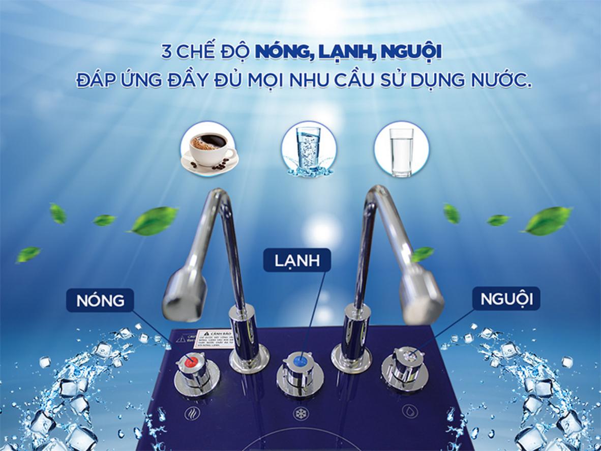 Hệ thống 10 lõi lọc với màng RO