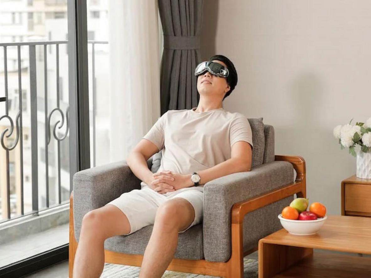 16 đầu rung độc lập cho trải nghiệm massage vùng mắt dễ chịu
