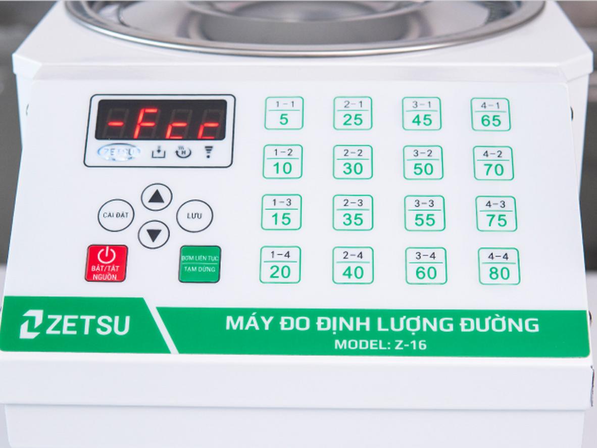 16 mức định lượng cho thao tác pha chế linh hoạt và chuẩn vị hơn