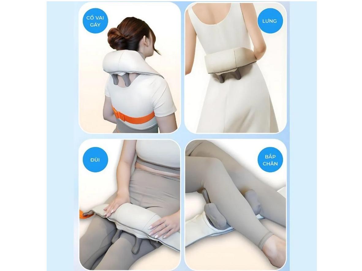 2 chế độ massage và 3 mức cường độ