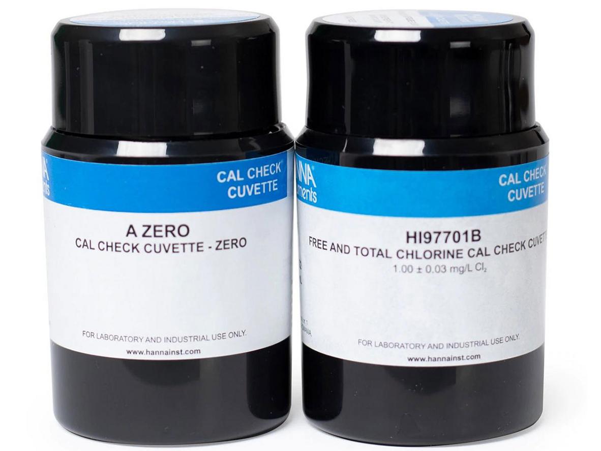 Bộ 2 cuvet niêm phong sẵn gồm zero và chuẩn 1.00 ppm