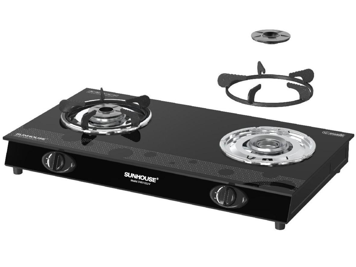 2 vùng nấu tiện lợi, đánh lửa Magneto bền bỉ