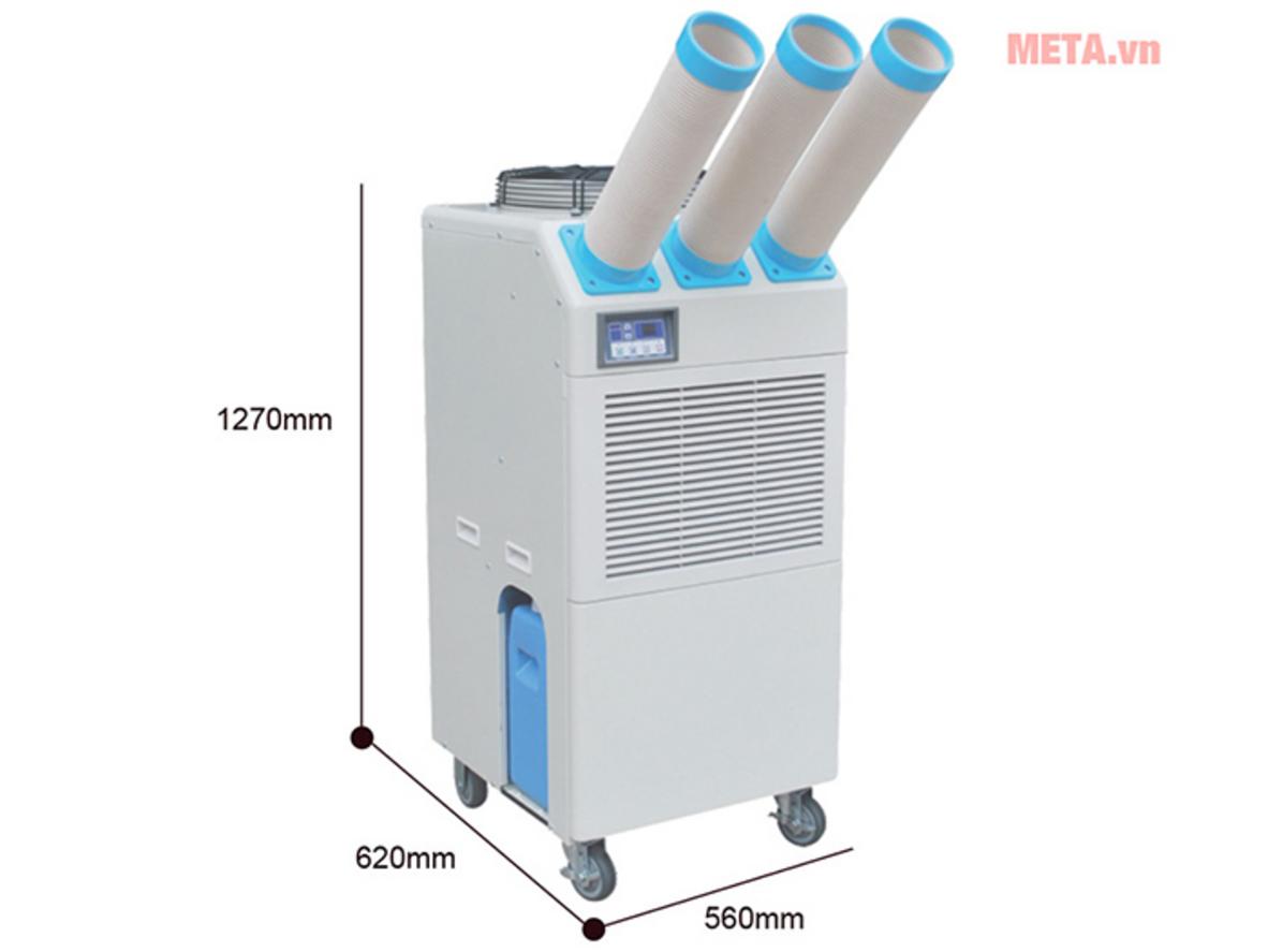 Công suất 22.100 BTU cho khả năng hạ nhiệt nhanh