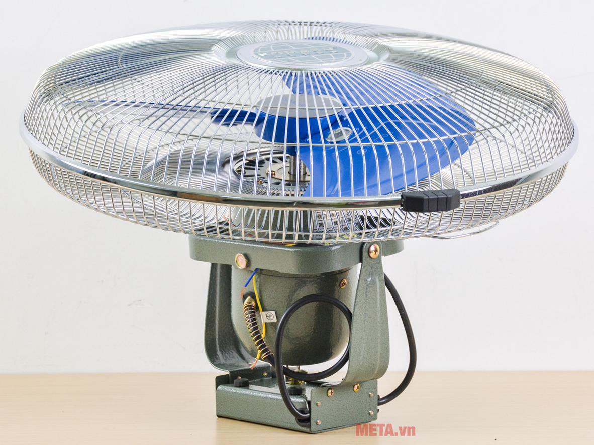 3 cánh 45cm, đảo 360 độ cho gió tỏa đều.