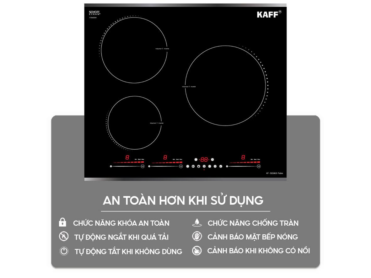 3 vùng nấu giúp nấu nhiều món cùng lúc