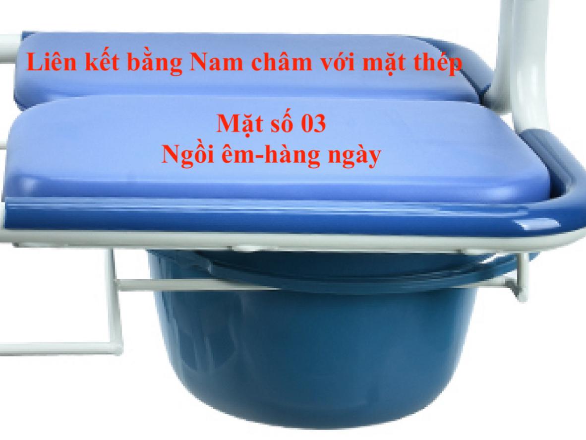 4 bánh xe xoay 360° giúp di chuyển linh hoạt
