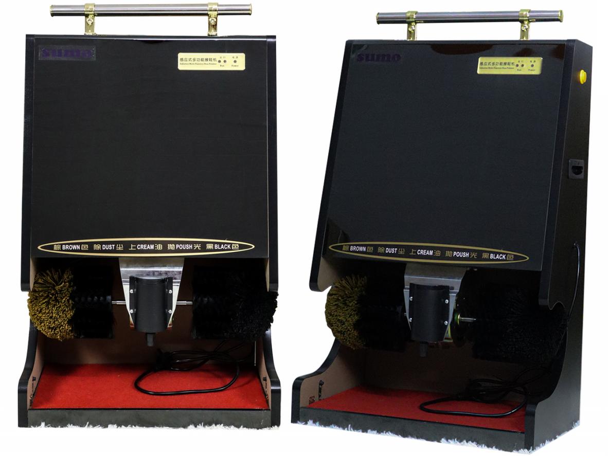 Hệ thống 4 chổi trên Máy đánh giày Sumo X5