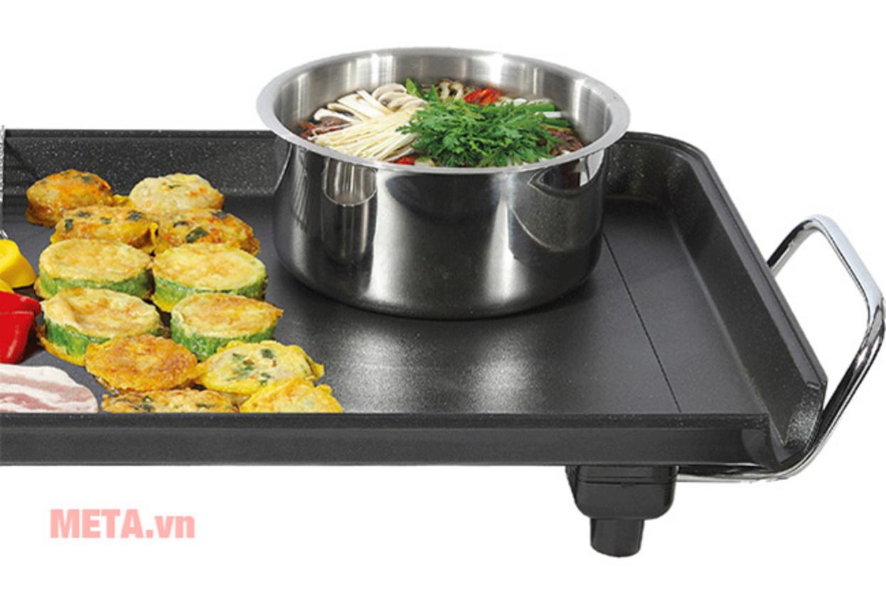 5 mức nhiệt và chức năng ngắt/mở tự động tăng tiện lợi, an toàn.