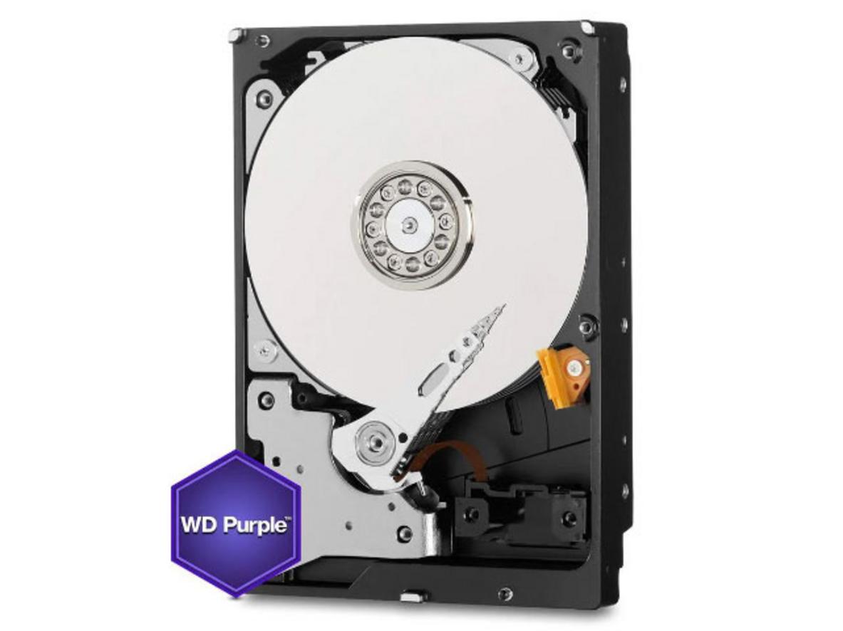 Dung lượng 6TB giúp lưu trữ video giám sát dài ngày.