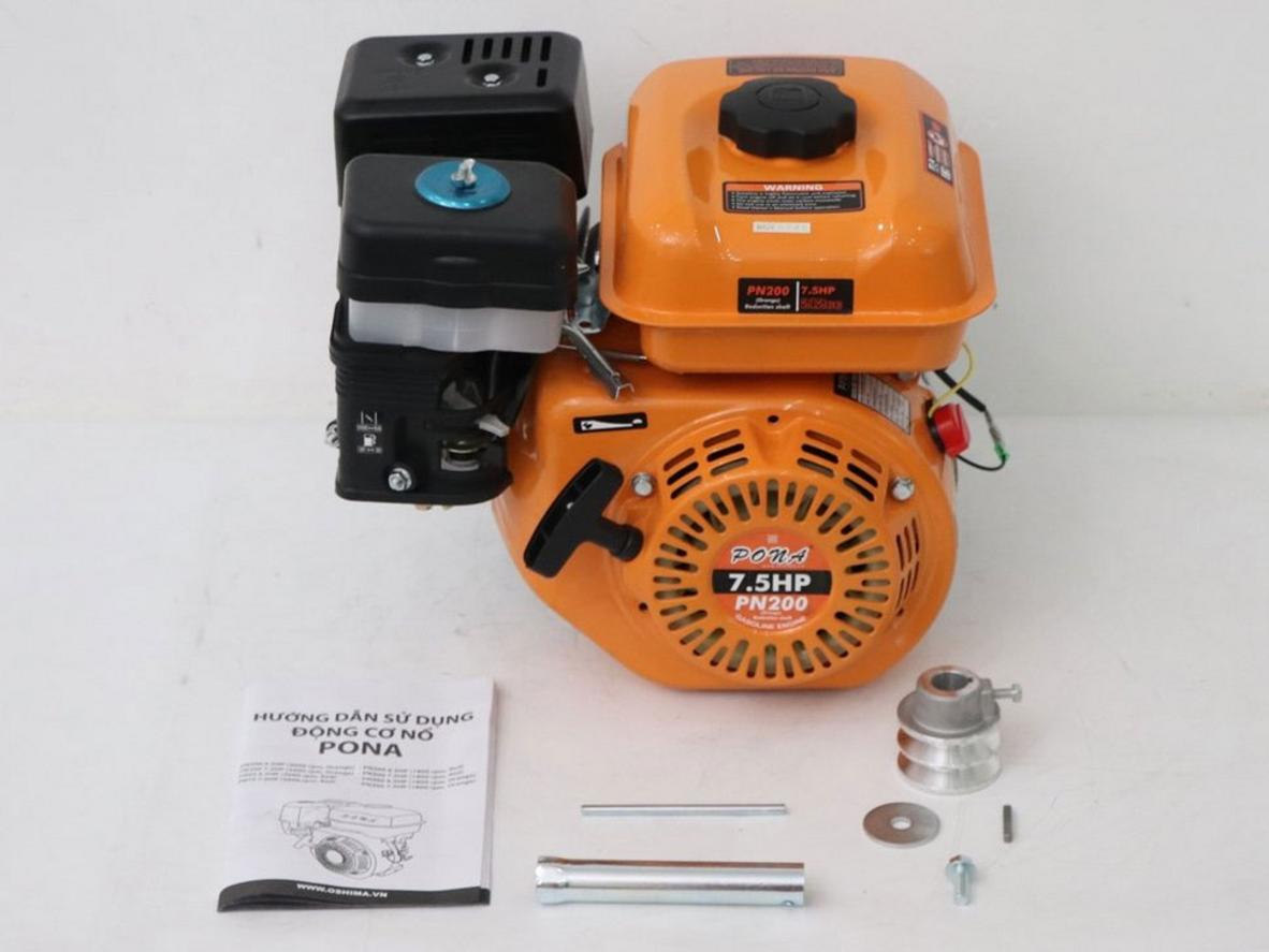 7.5HP và 210cc cho lực kéo khỏe, ổn định