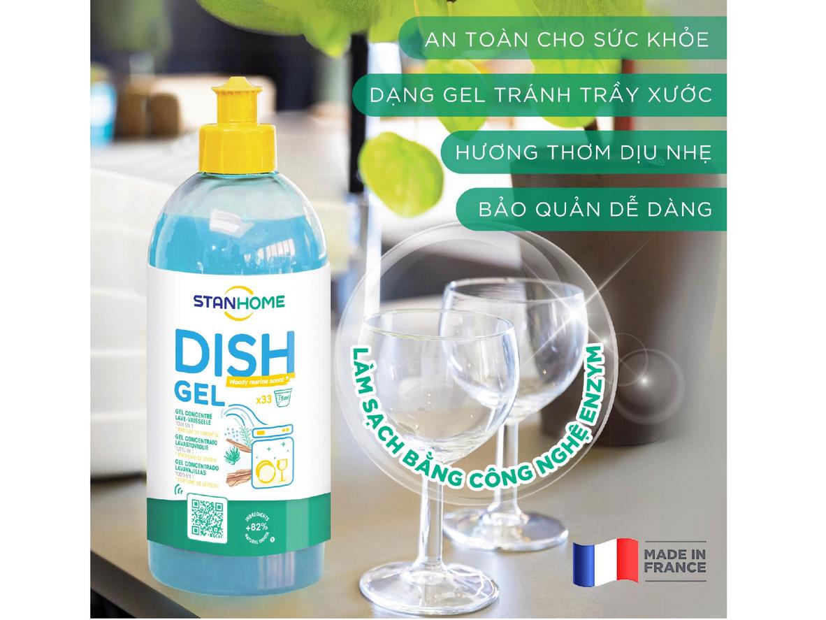 82% nguyên liệu từ tự nhiên, thân thiện hơn cho gia đình.