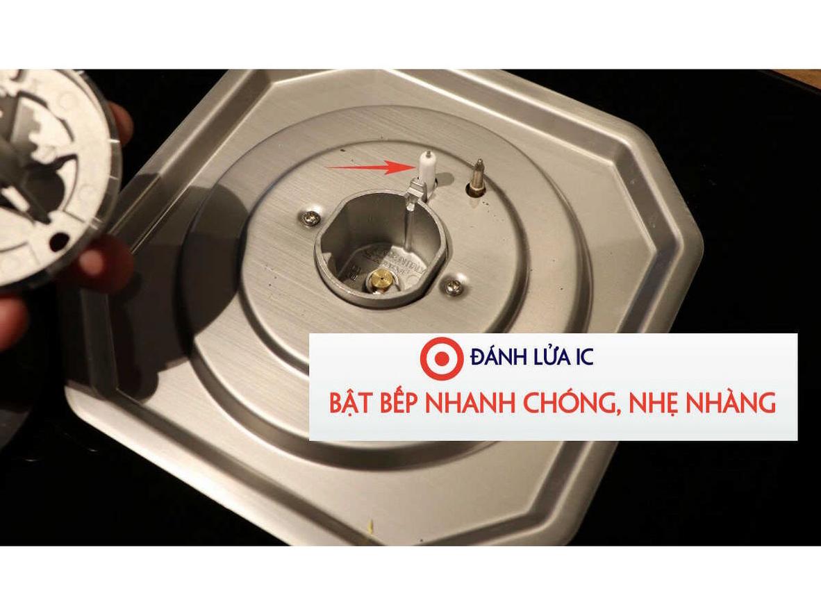 Tổng quan Bếp gas âm Malloca AS 9603B (3 vùng nấu)