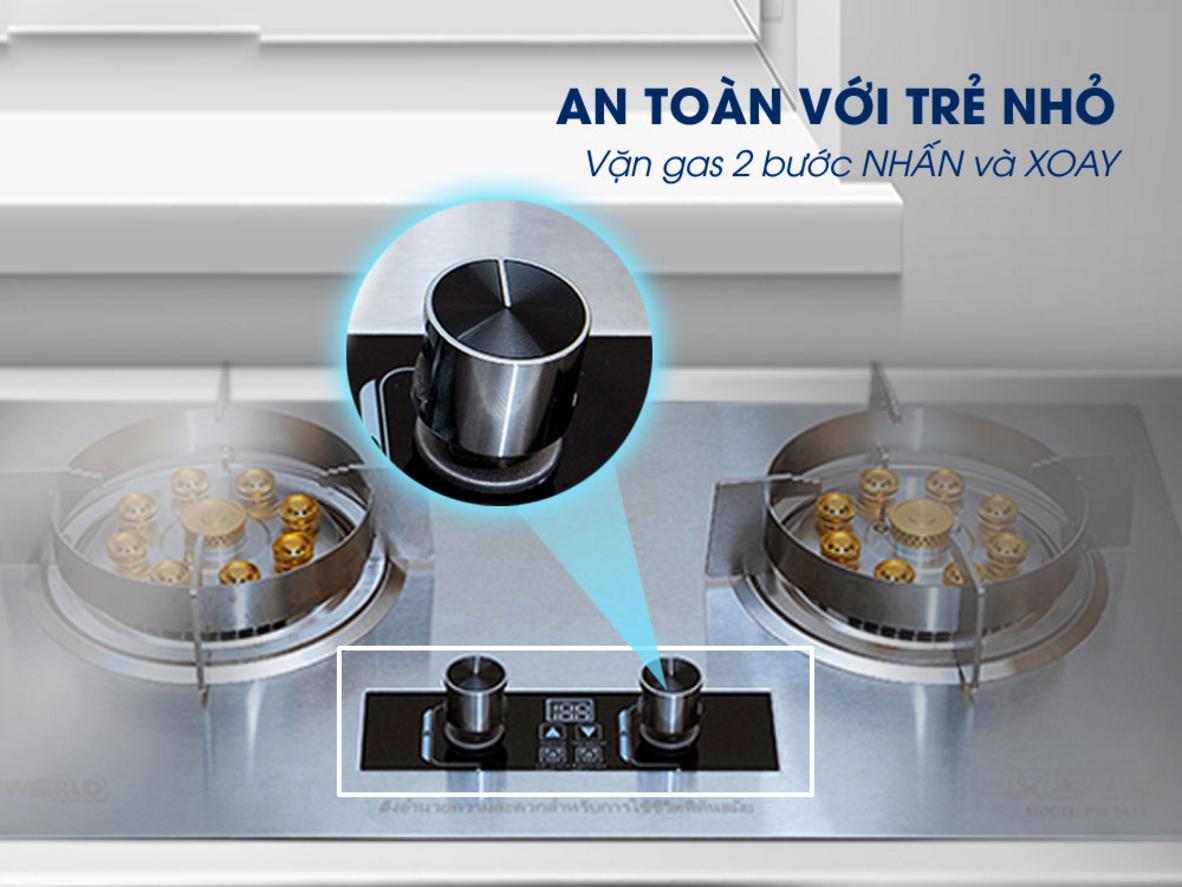 Tổng quan Bếp gas âm Panworld PW-1422/1411