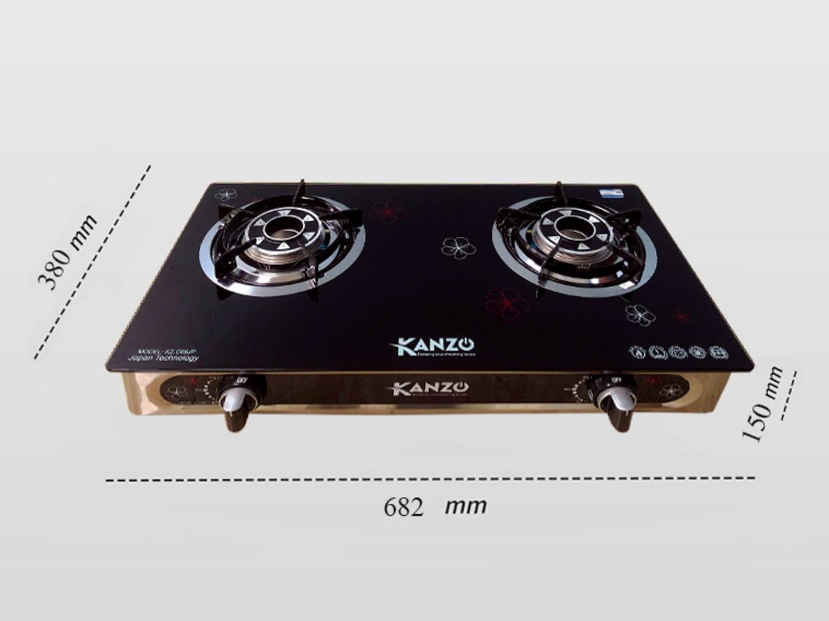 Tổng quan Bếp gas dương kính Kanzo KZ-C66JP Japan Technology