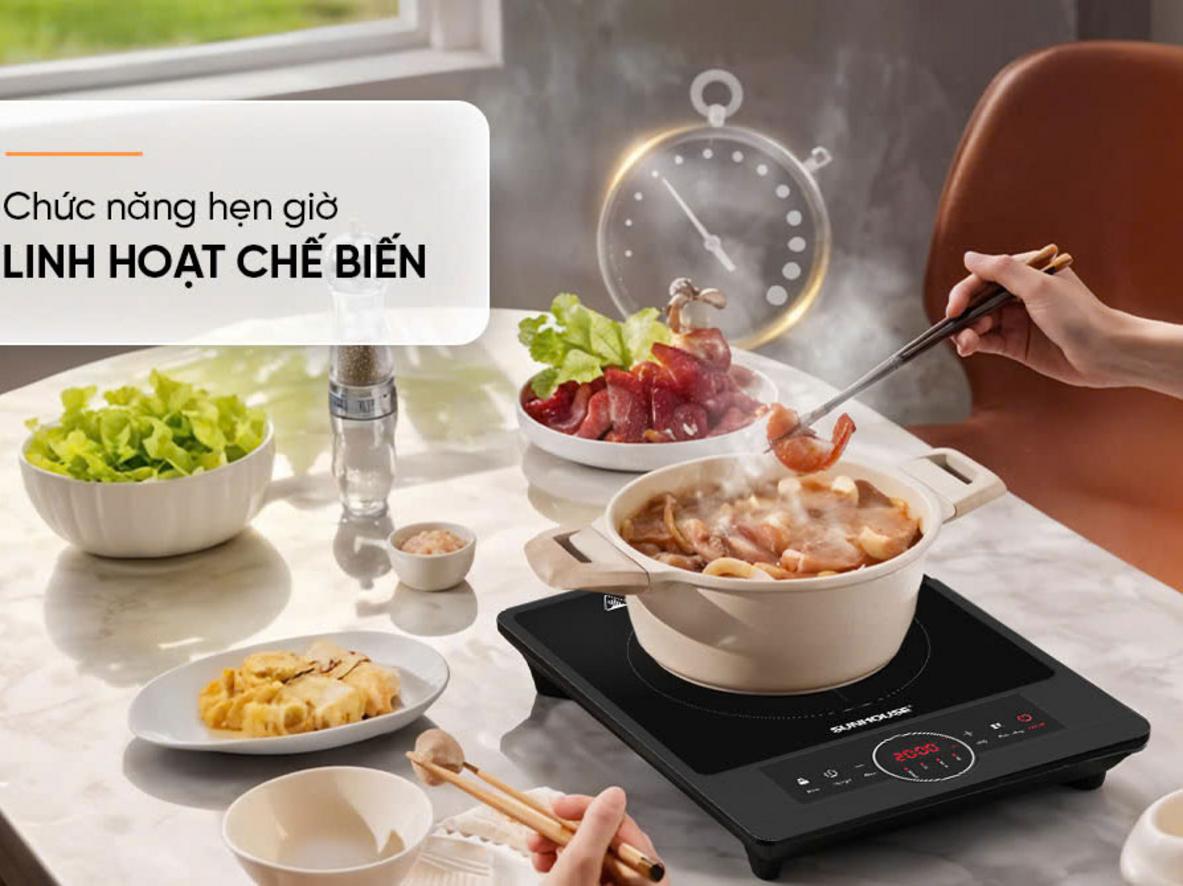 Tổng quan Bếp hồng ngoại Sunhouse SHD6012A