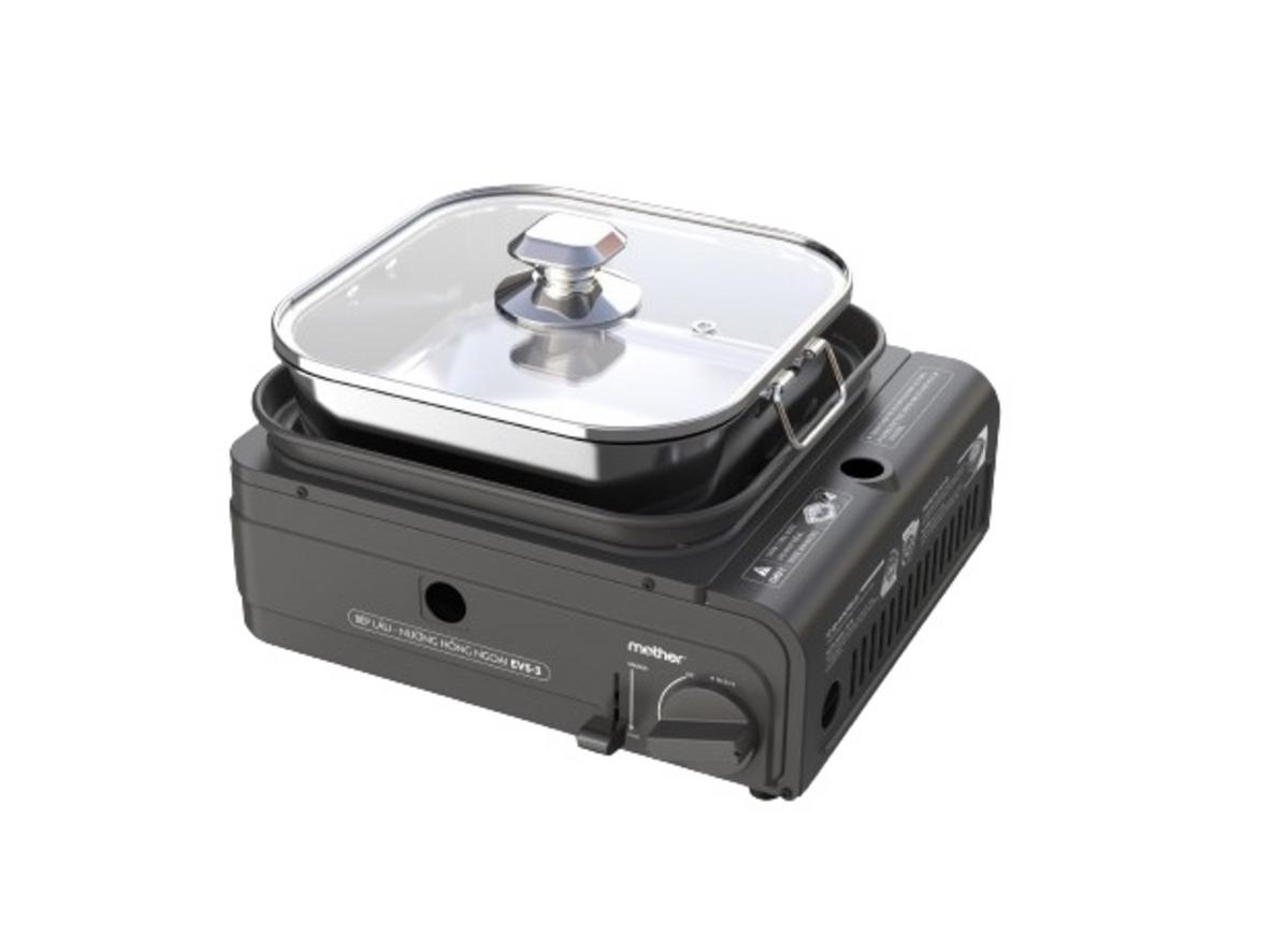 Bếp lẩu nướng mini đa năng NaMilux EVS (vuông)