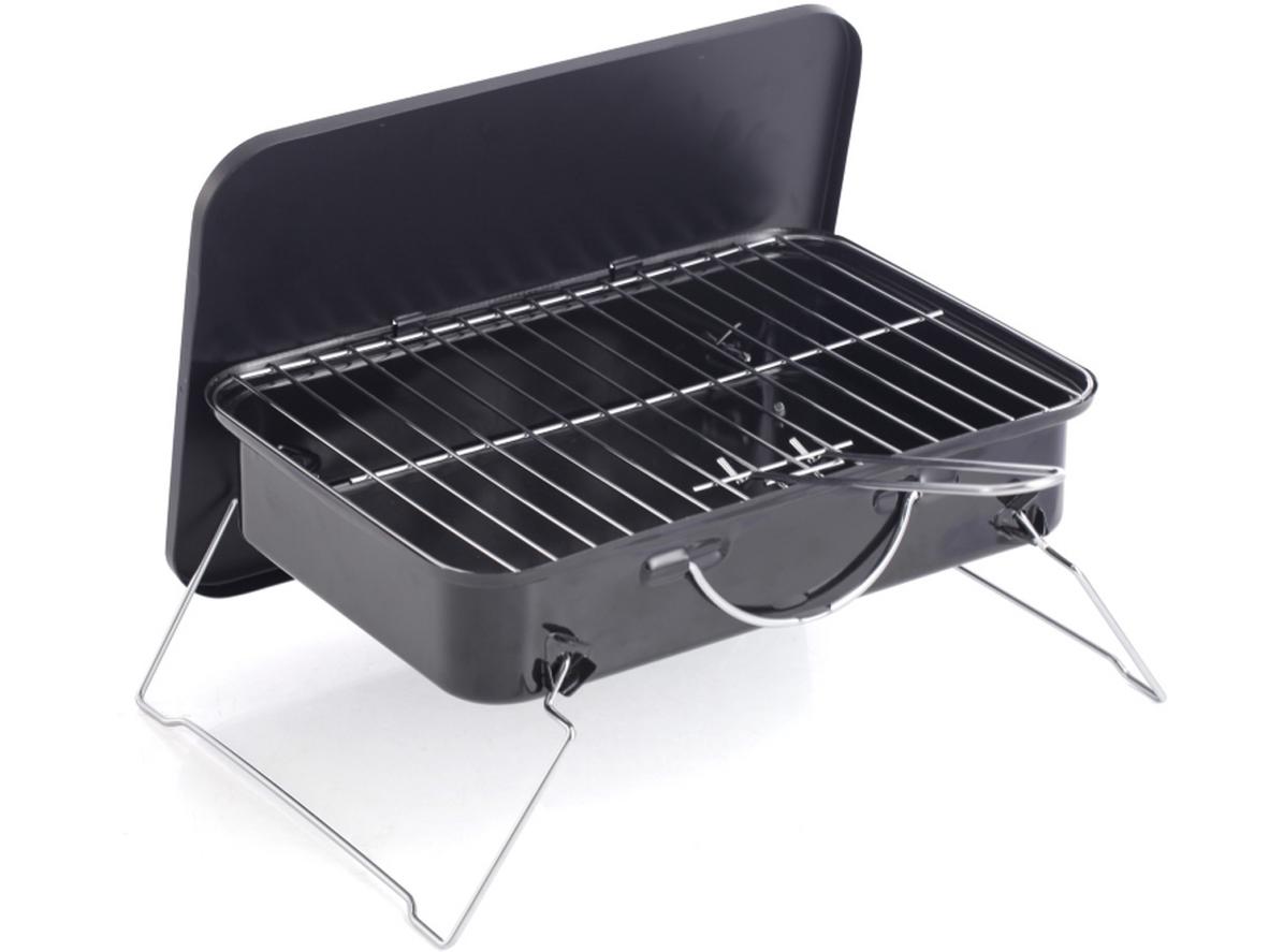 Tổng quan Bếp than di động có nắp kèm vỉ nướng La Fonte-015868