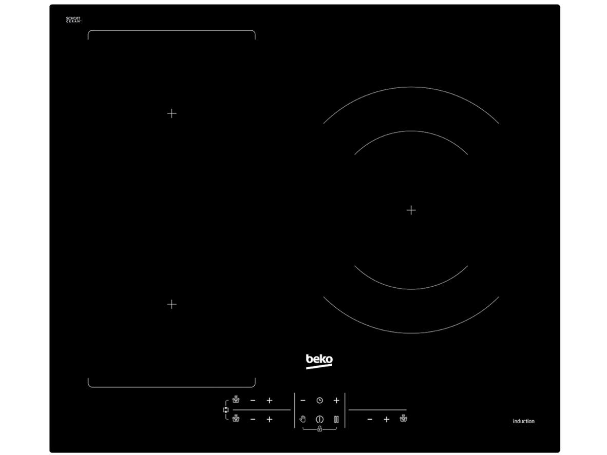 Tổng quan Bếp từ âm Beko 3 vùng nấu HII 63200 FHT