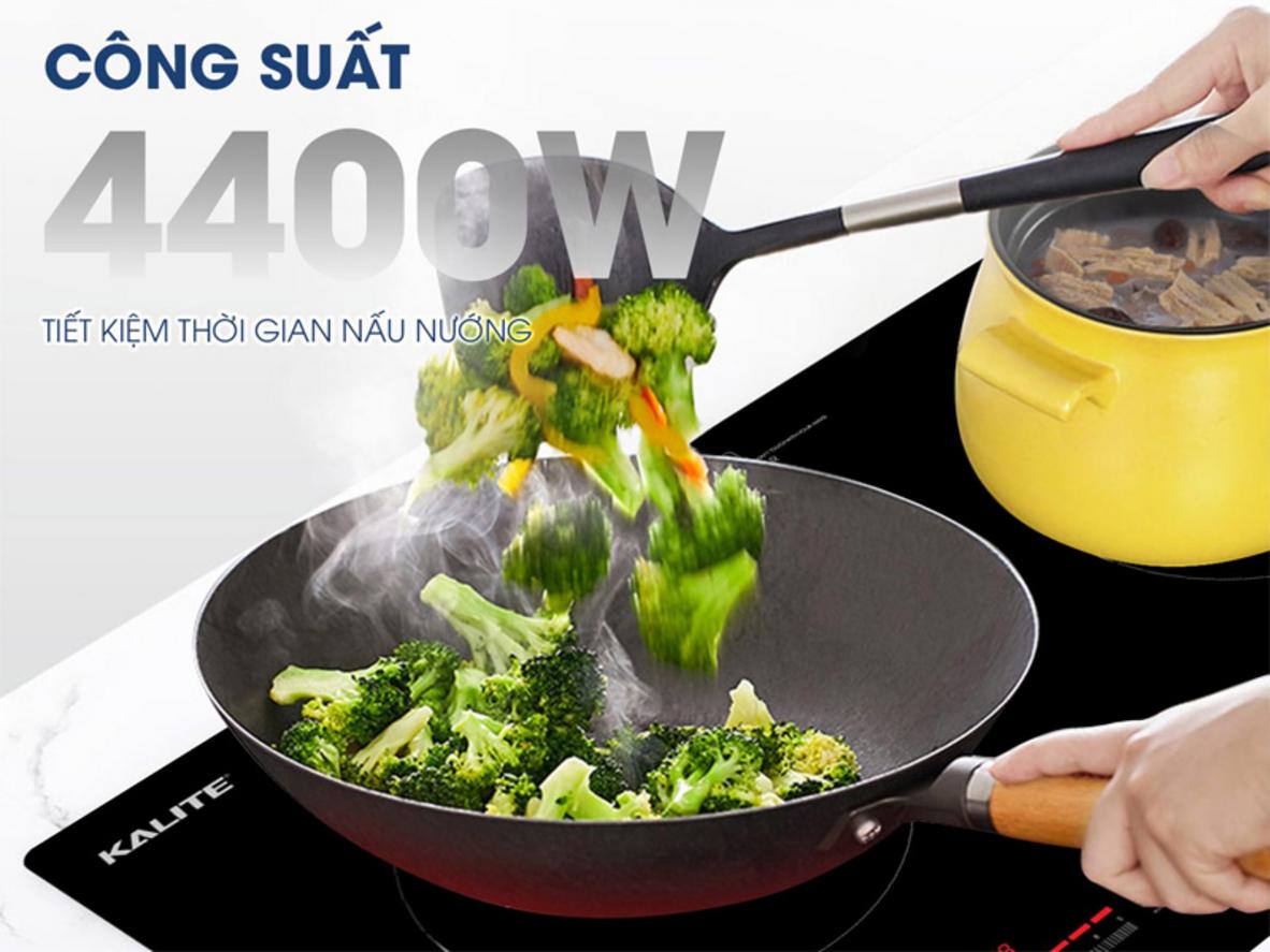Mặt kính Kanger và điều khiển slider sang trọng, dễ dùng