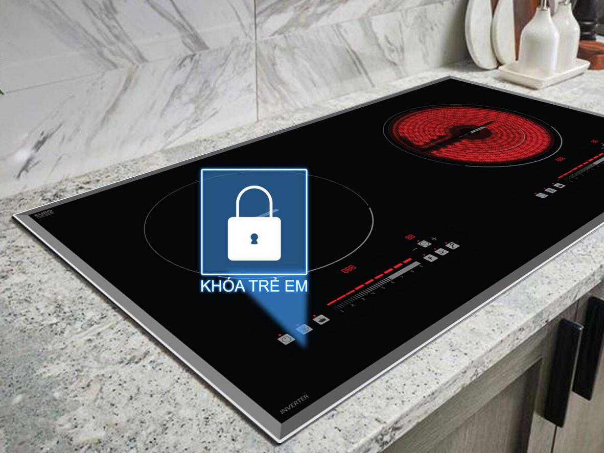 Tổng quan Bếp từ đôi Lorca LCE-886D