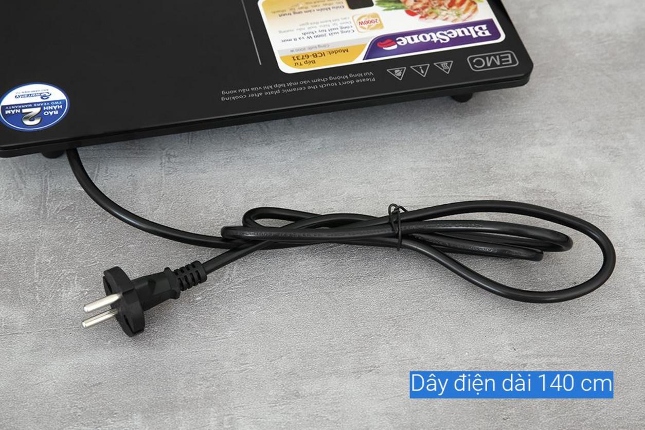 Tổng quan Bếp từ đơn BlueStone ICB-6731 2.000W (kèm nồi)