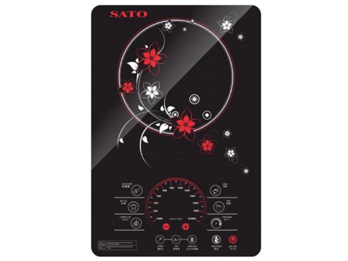 Tổng quan Bếp từ đơn Sato BT022 (Tặng nồi lẩu inox)