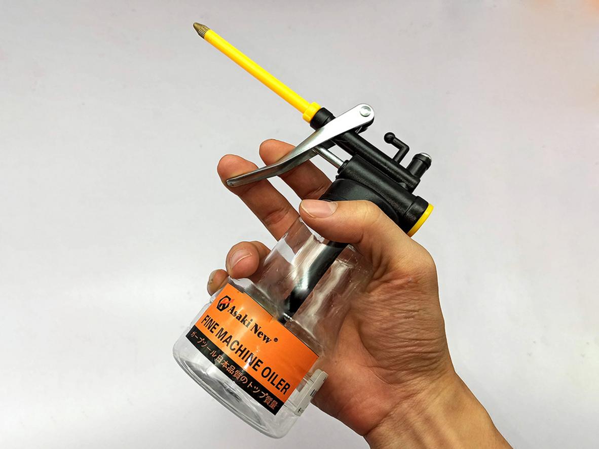 Tổng quan Bình châm dầu nhớt nhựa trong 250ml Asaki AK-1053
