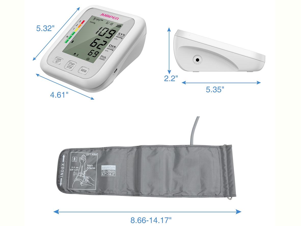 Kết nối Bluetooth với App Jumper Health để theo dõi dễ hơn