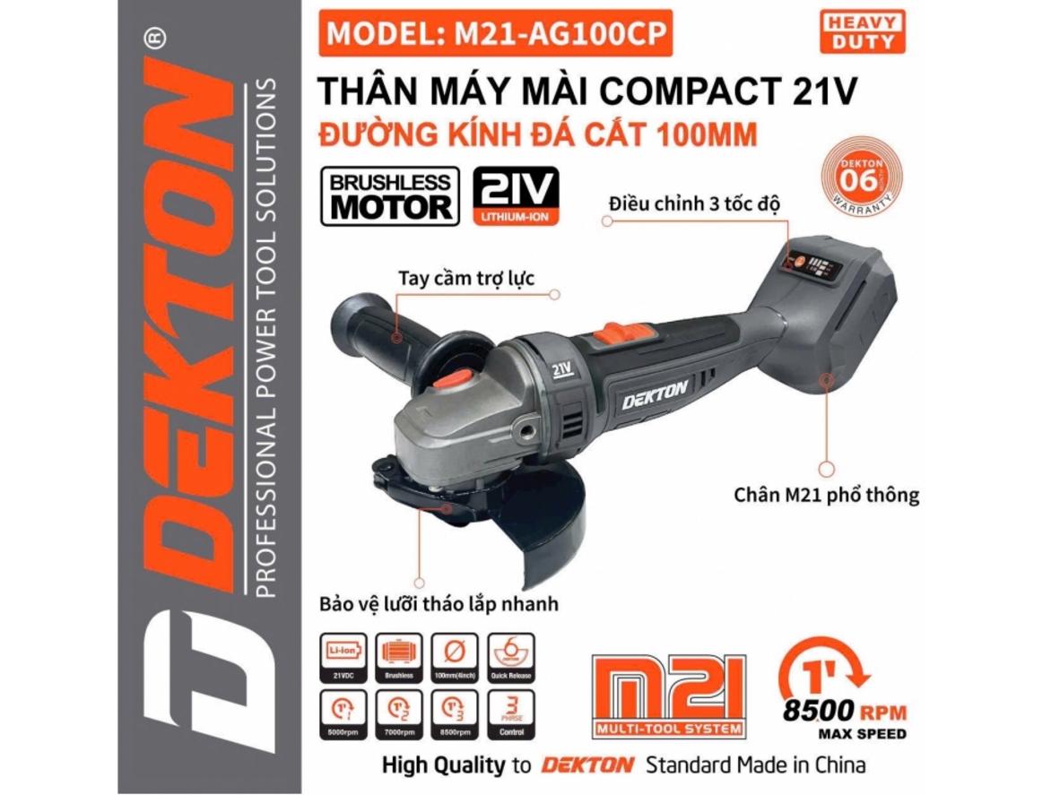 Động cơ Brushless giúp máy bền và tiết kiệm pin hơn.