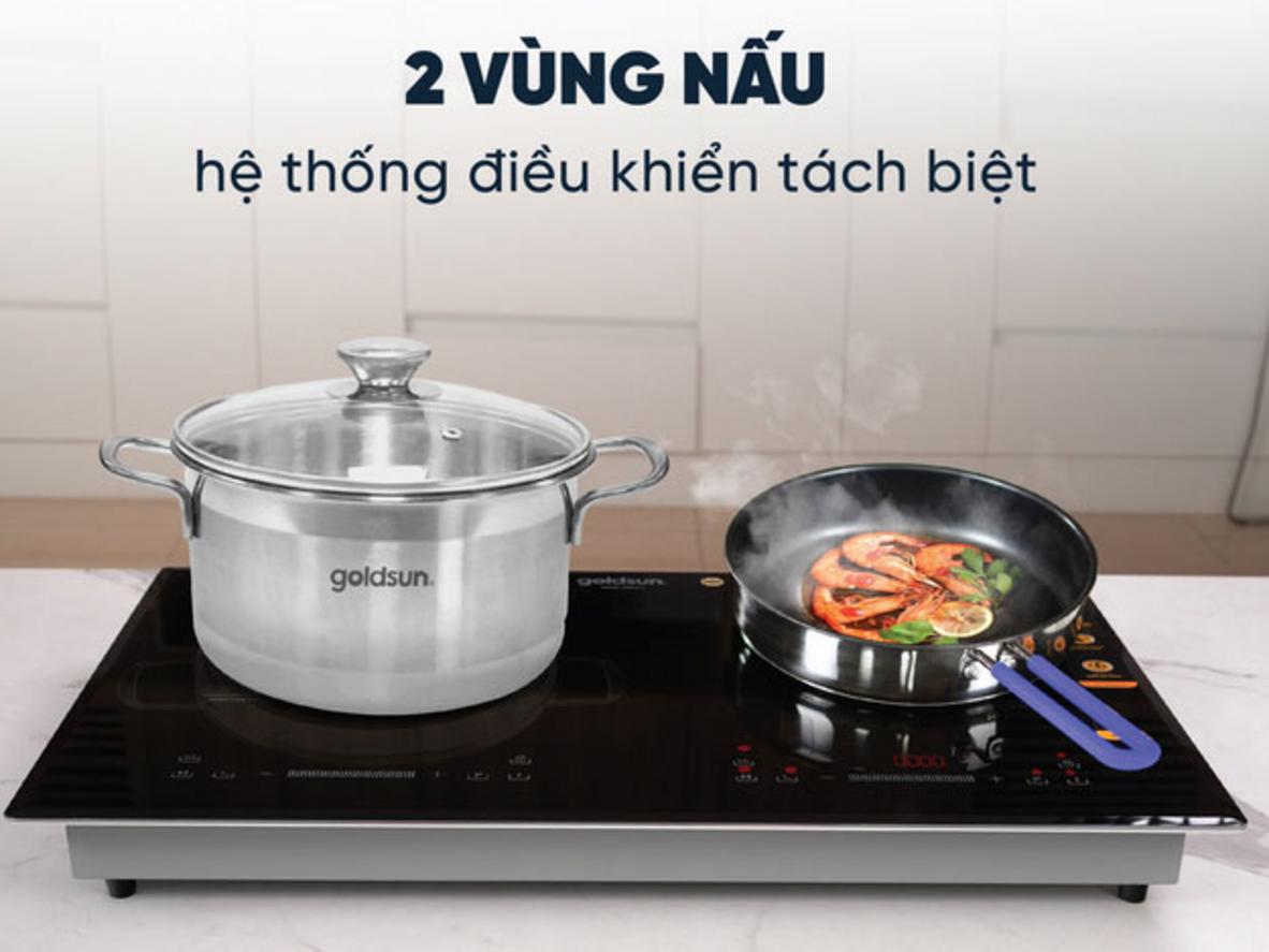 Slider cảm ứng giúp thao tác mượt và chính xác.