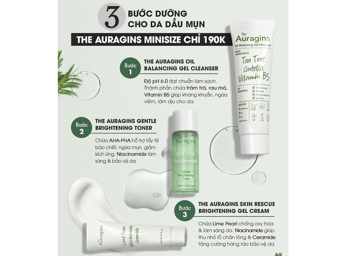 Ceramide và Glycerin hỗ trợ giữ ẩm và phục hồi hàng rào da.
