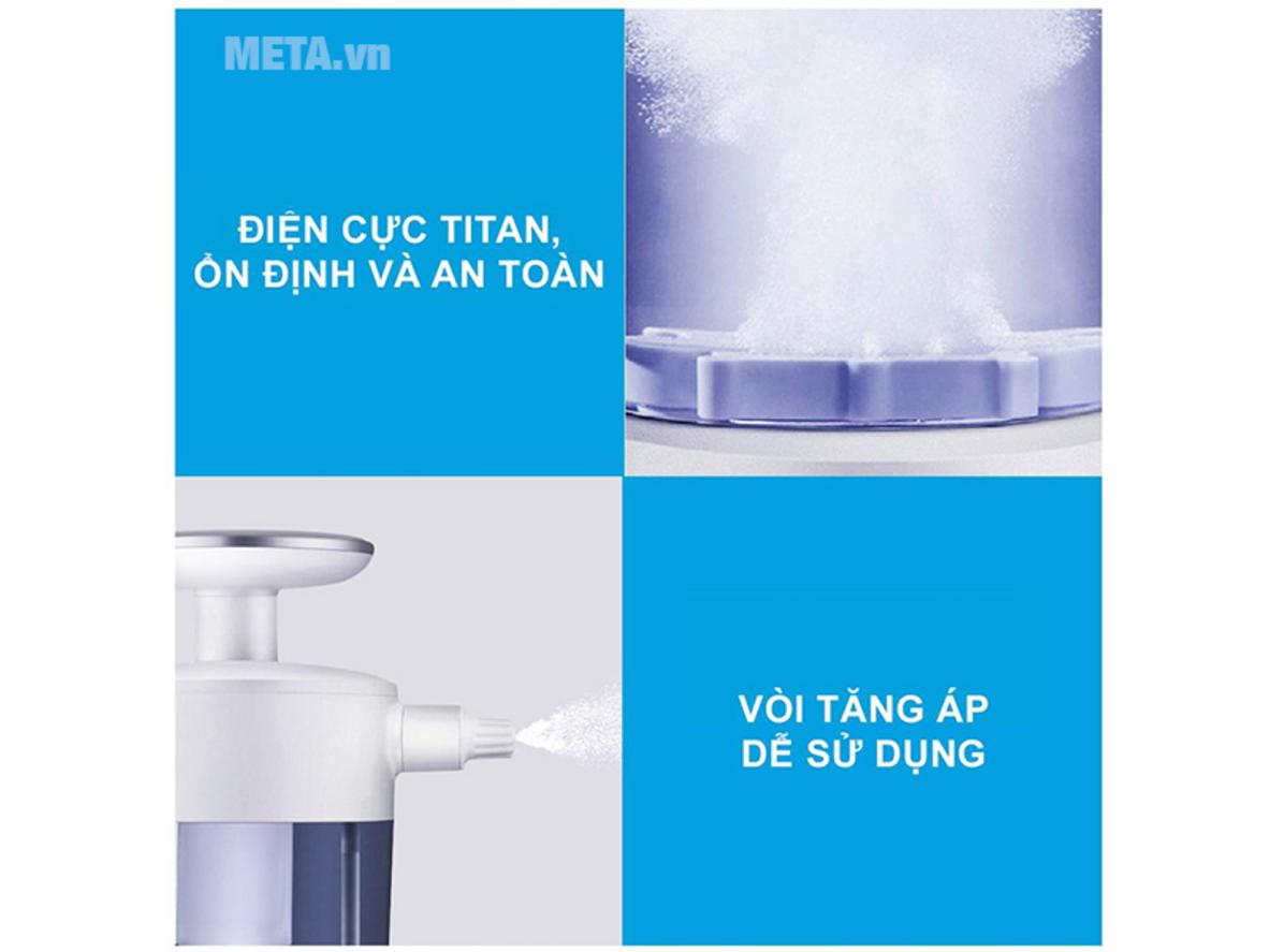 Công nghệ điện phân tạo dung dịch Anolyte ngay tại nhà.