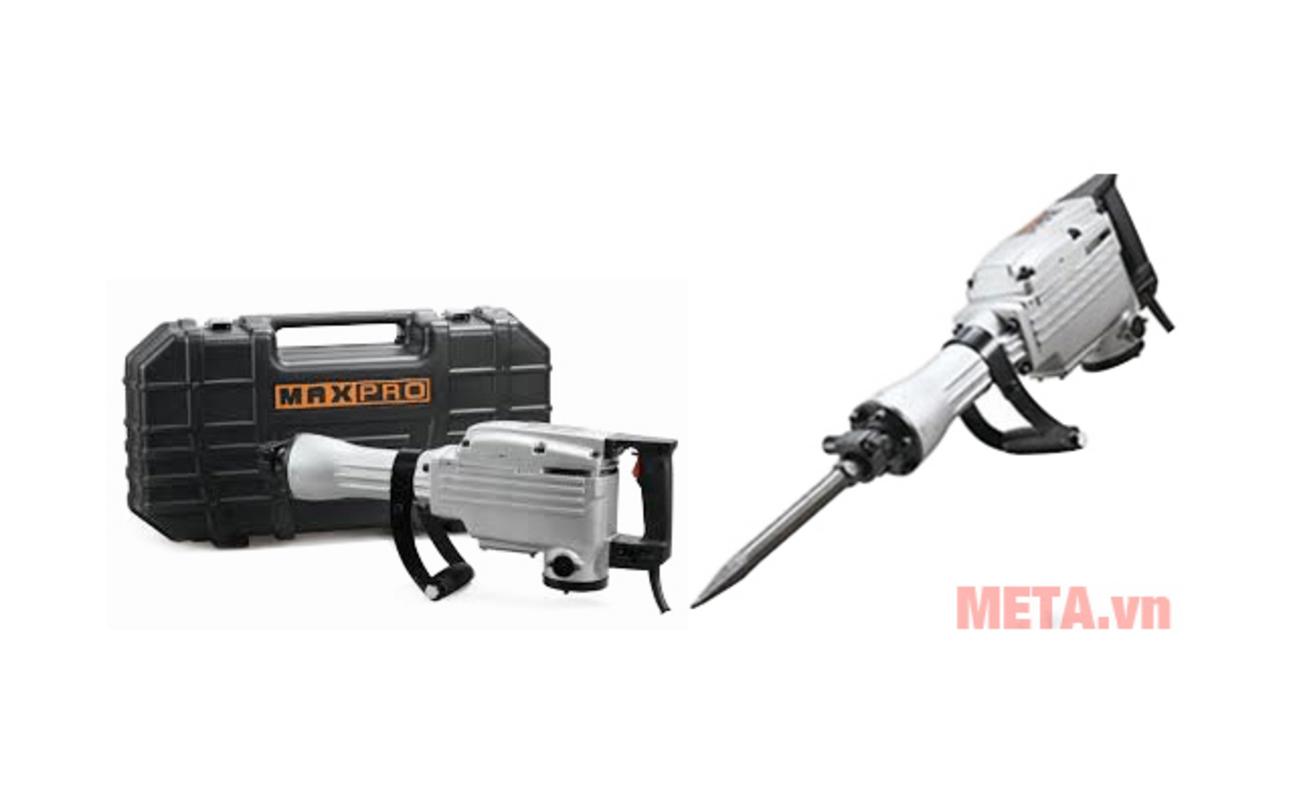 Công suất 1500W giúp máy đục ổn định và mạnh mẽ.