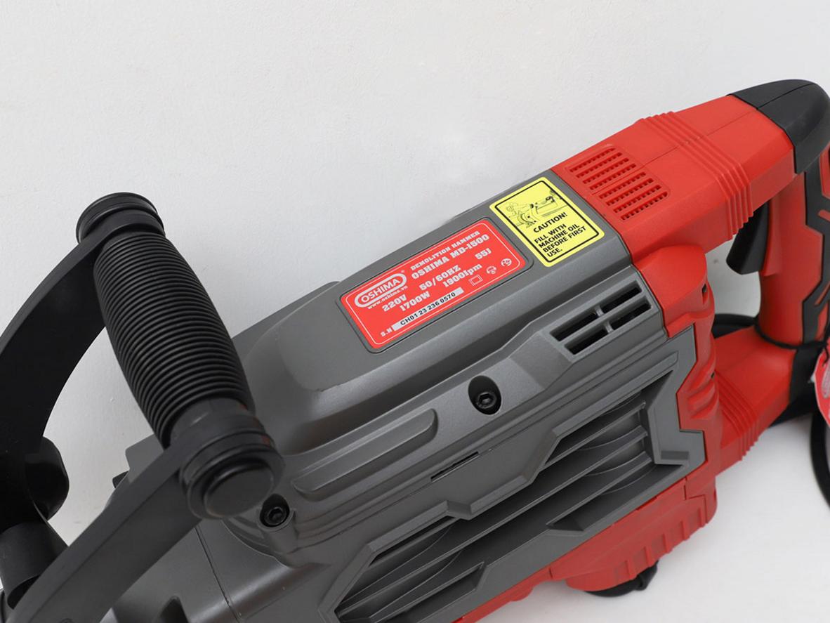 Công suất mạnh, nhịp đục ổn định cho thi công liên tục.