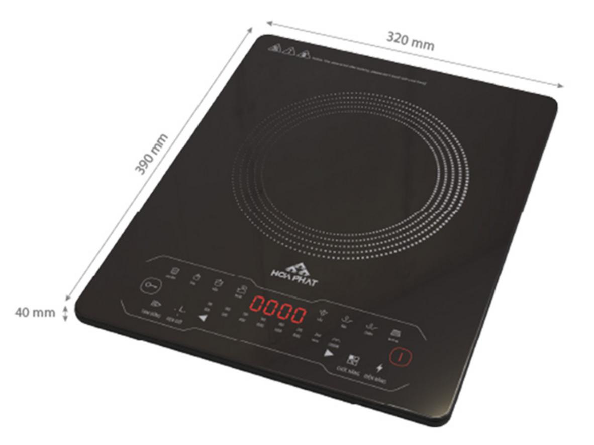 Công suất 1800W cho tốc độ nấu ấn tượng