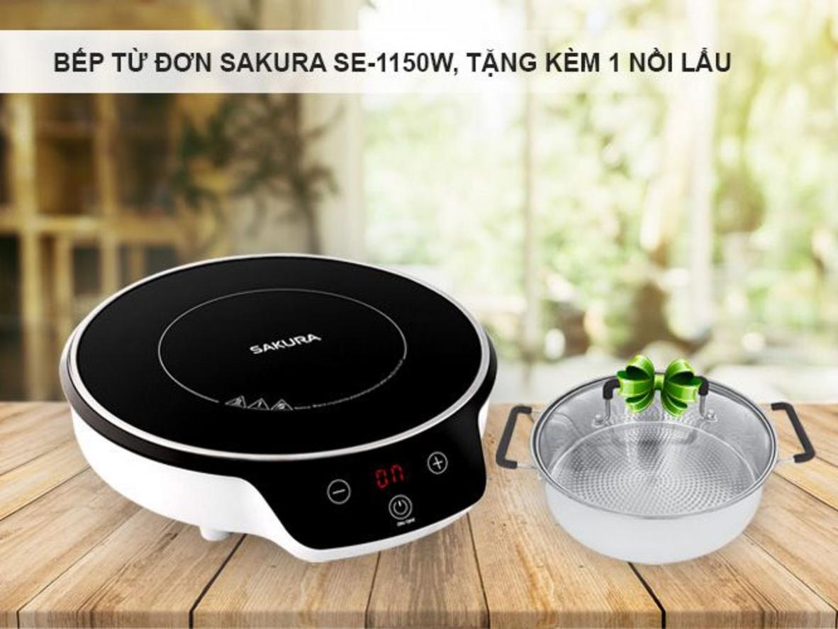 Công suất 2000W và 8 mức công suất giúp nấu nhanh, linh hoạt.