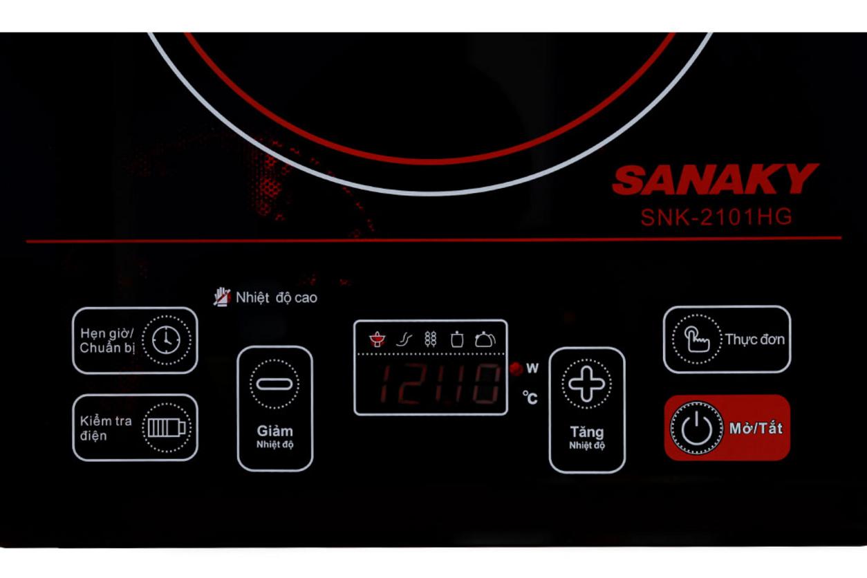 Công suất 2000W giúp nấu nhanh, tiện cho bữa ăn hằng ngày.