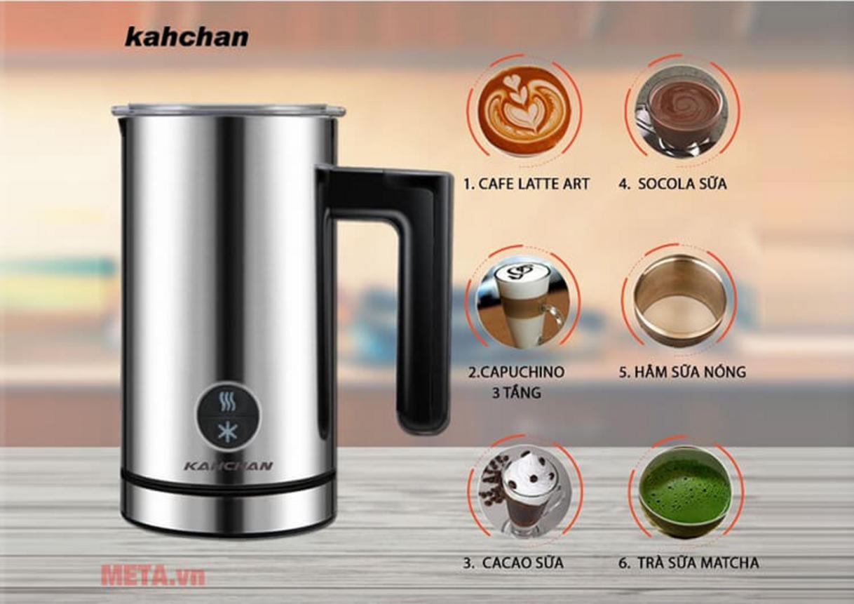 Công suất 550W cho tốc độ đánh bọt nhanh
