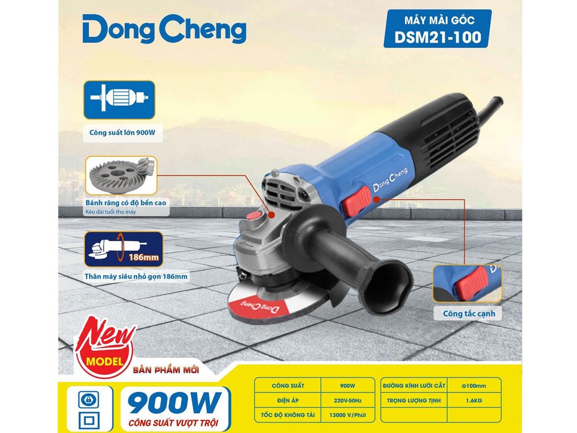 Công suất 900W giúp mài cắt nhanh và hiệu quả.