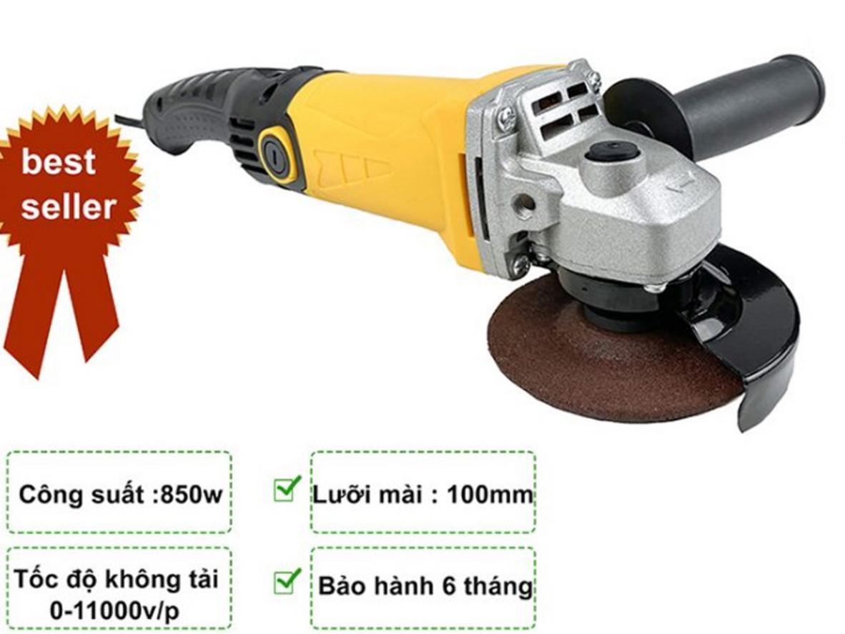 Đá mài 100mm phổ biến, dễ thay thế.