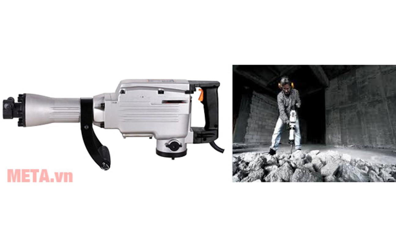 Đầu đục lục giác 30mm cho khả năng truyền lực hiệu quả.