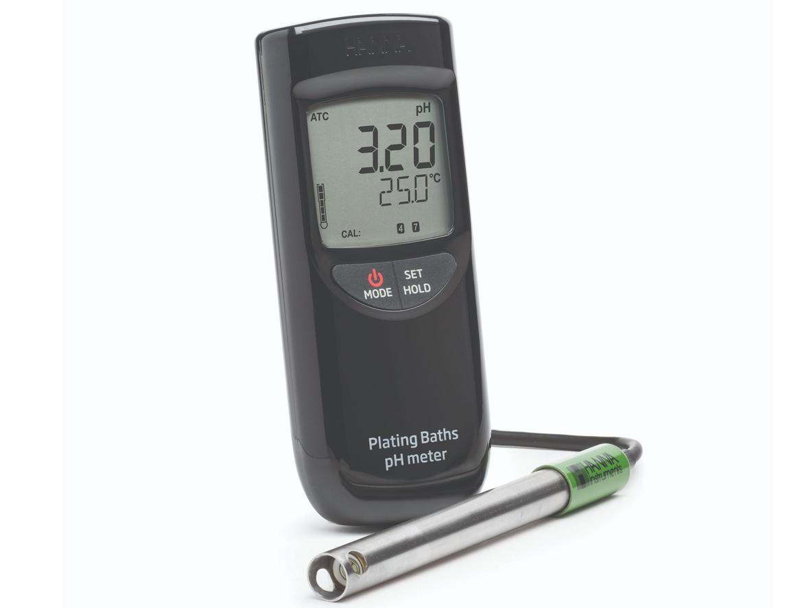 Điện cực thân titan và đầu dò phẳng cho môi trường xi mạ