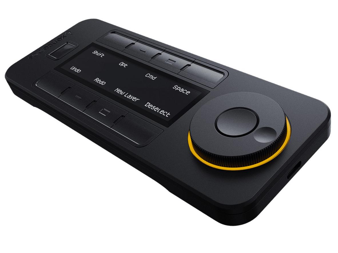 Điều khiển Remote Xencelabs Quick Keys Wireless màn hình Oled 40 phím tắt và vòng Dial