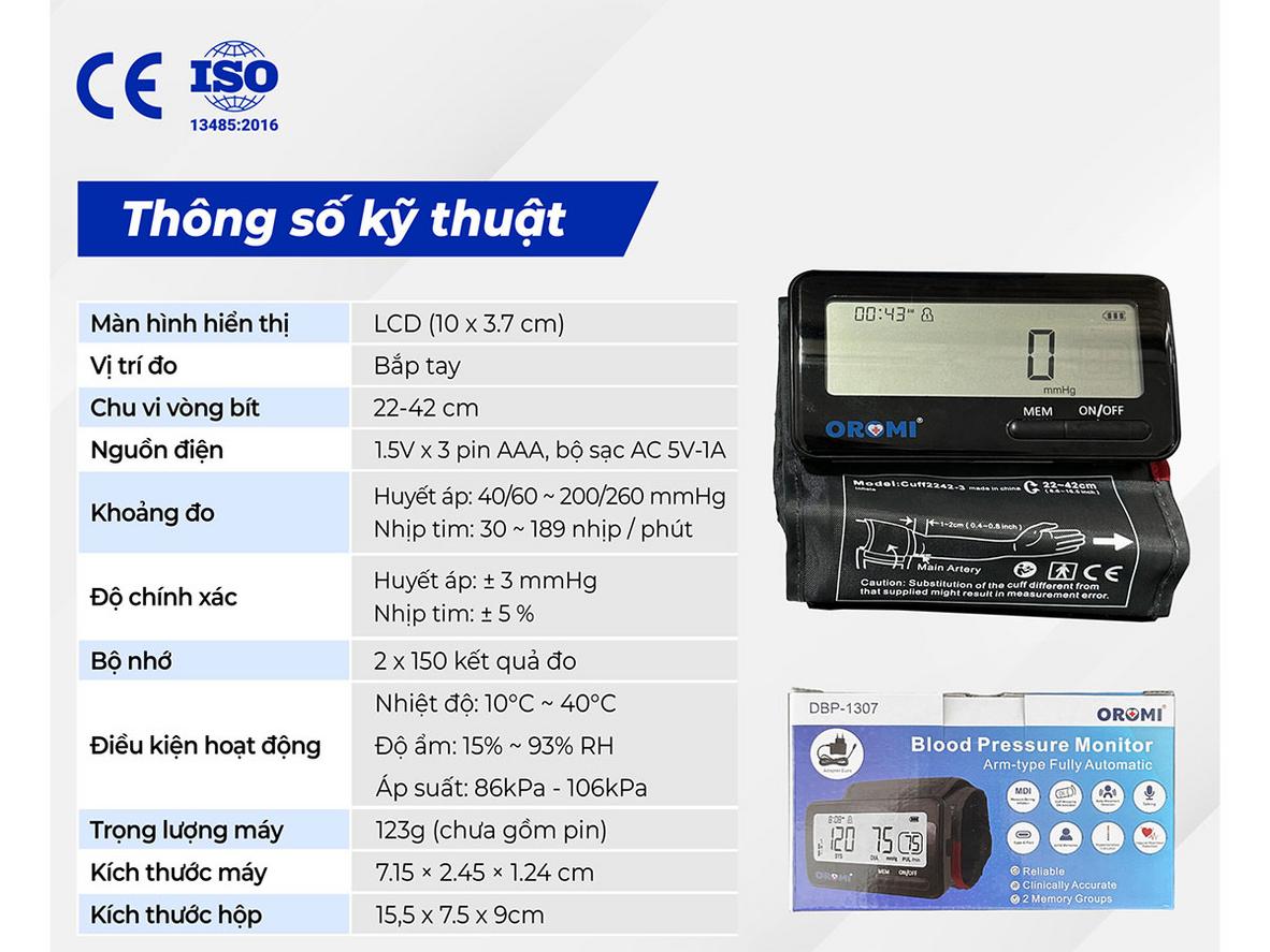 Đo bắp tay thuận tiện, dễ dùng cho cả gia đình