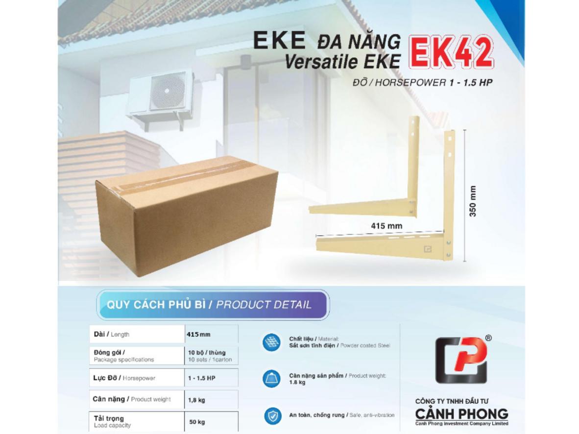 Đỡ cục nóng chắc chắn, giảm rung hiệu quả.