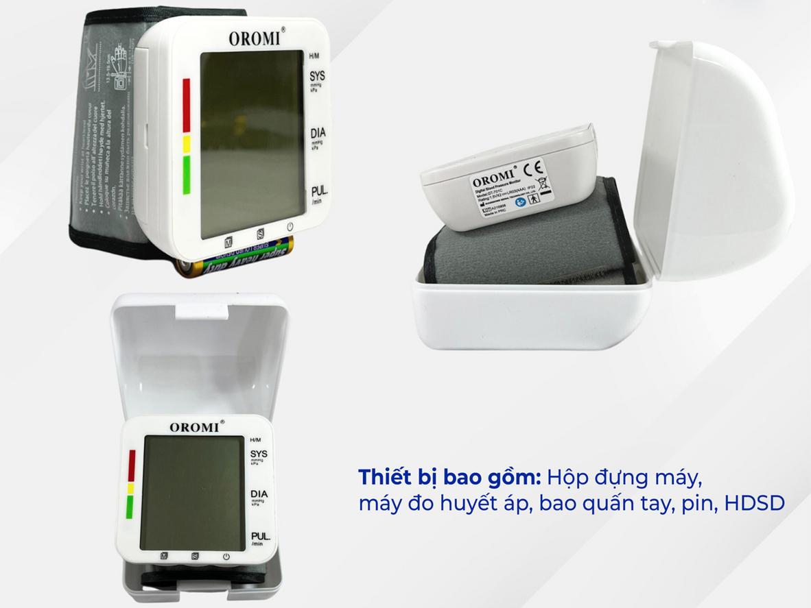 Đo huyết áp cổ tay tiện lợi, dễ thao tác tại nhà