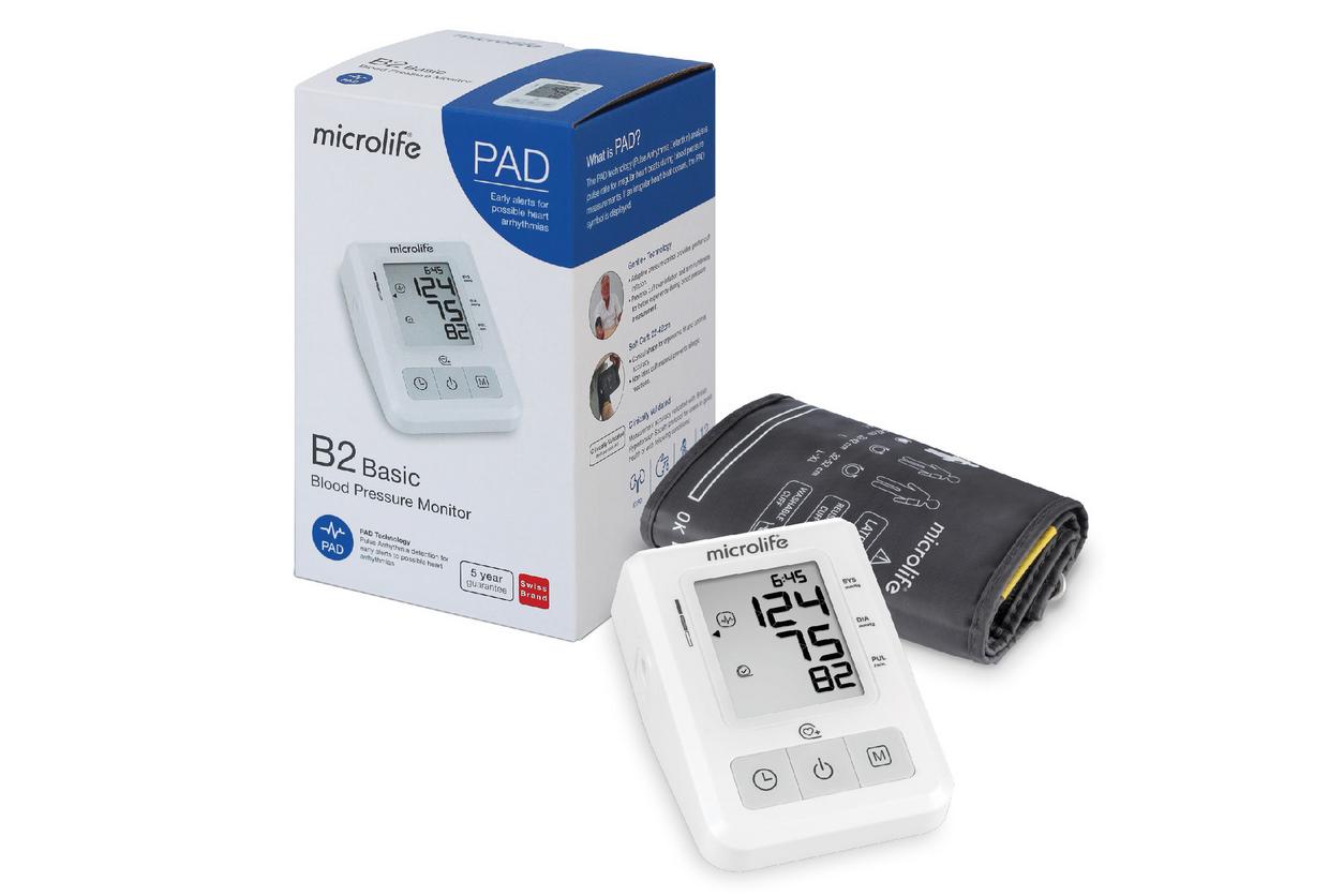 Đo huyết áp và nhịp tim tại nhà với Microlife B2 Basic