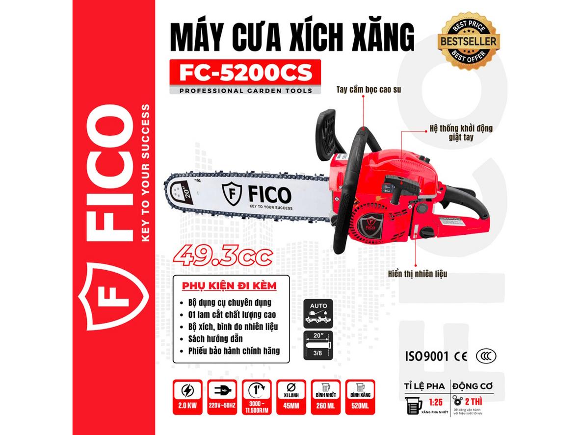 Động cơ 2 thì 49.3cc cho lực cắt ổn định